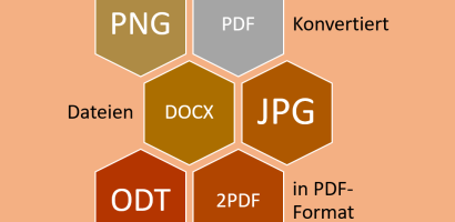 Bewerbungsdokumente in PDF-Format umwandeln